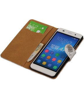 Huawei Honor Y6 - Lace Wit Booktype Wallet Hoesje