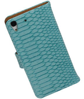 Huawei Honor Y6 - Slang Turquoise Booktype Wallet Hoesje