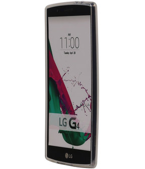 LG G4 TPU Hoesje Transparant Wit