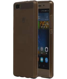 Huawei Ascend P8 Lite TPU Hoesje Transparant Grijs