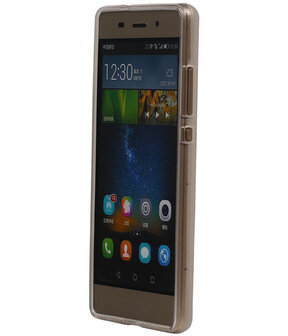 Huawei Ascend P8 Lite TPU Hoesje Transparant Wit