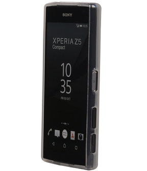 Sony Xperia Z5 Compact TPU Hoesje Transparant Wit