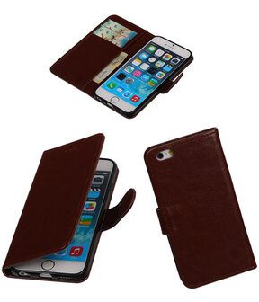 Bruin Smartphone TPU Booktype Apple iPhone 6/6s Wallet Cover Hoesje