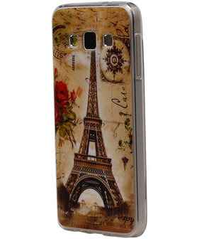 Eiffeltoren TPU Cover Case voor Samsung Galaxy A3 Hoesje