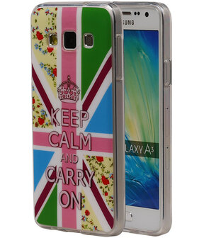 Keizerskroon TPU Cover Case voor Samsung Galaxy A3 Hoesje