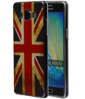 Britse Vlag TPU Cover Case voor Samsung Galaxy A5 Hoesje