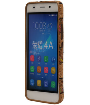 Kurk Design TPU Cover Case voor Huawei Honor Y6 Hoesje Model B