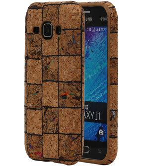 Kurk Design TPU Cover Case voor Samsung Galaxy J1 Hoesje Model B
