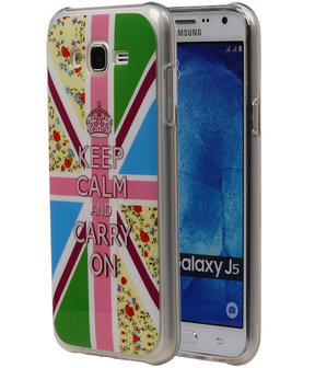 Keizerskroon TPU Cover Case voor Samsung Galaxy J5 Hoesje