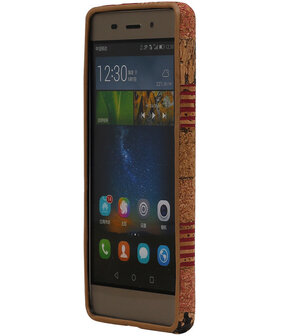 Kurk Design TPU Cover Case voor Huawei P8 Lite Hoesje Model D
