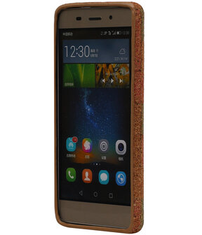 Kurk Design TPU Cover Case voor Huawei P8 Lite Hoesje Model E