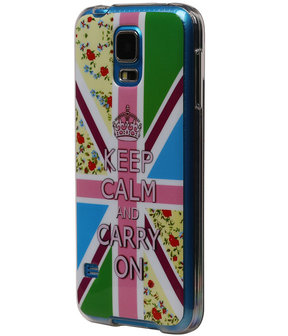 Keizerskroon TPU Cover Case voor Samsung Galaxy S5 Hoesje