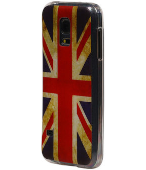 Britse Vlag TPU Cover Case voor Samsung Galaxy S5 Mini Hoesje