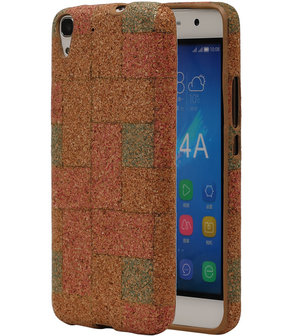 Kurk Design TPU Cover Case voor Huawei Honor Y6 Hoesje Model E