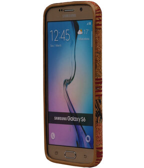 Kurk Design TPU Cover Case voor Samsung Galaxy S6 Hoesje Model D