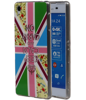 Keizerskroon TPU Cover Case voor Sony Xperia Z4 Hoesje