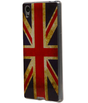 Britse Vlag TPU Cover Case voor Sony Xperia Z5 Hoesje