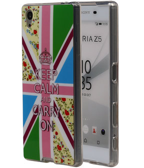 Keizerskroon TPU Cover Case voor Sony Xperia Z5 Hoesje