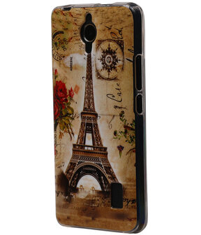 Eiffeltoren TPU Cover Case voor Huawei Y635 Hoesje