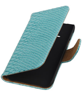 Turquoise Slang Booktype Samsung Galaxy Grand Neo Wallet Cover Hoesje