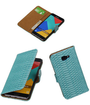 Turquoise Slang Booktype Samsung Galaxy A5 2016 Wallet Cover Hoesje