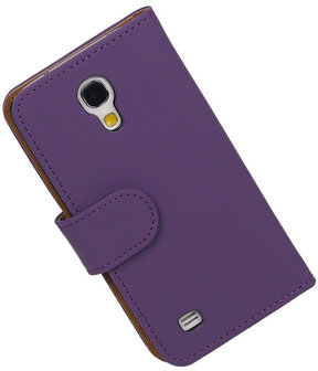 Paars Samsung Galaxy S4 Mini Hoesjes Book/Wallet Case/Cover
