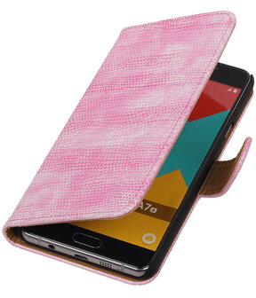 Roze Mini Slang Booktype Samsung Galaxy A7 2016 Wallet Cover Hoesje