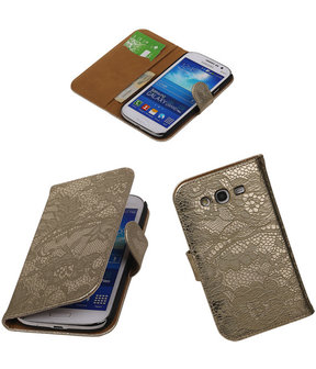 Lace Goud Samsung Galaxy Grand Neo Book/Wallet Case