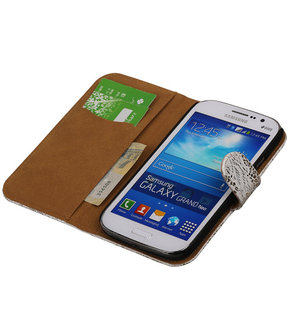 Lace Wit Samsung Galaxy Grand Neo Book/Wallet Case