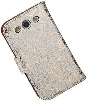Lace Wit Samsung Galaxy S3 Neo Book/Wallet Case/Cover Hoesje