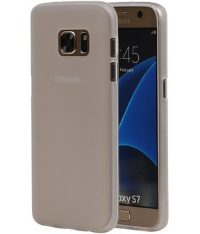 Samsung Galaxy S7 TPU Hoesje Transparant Wit