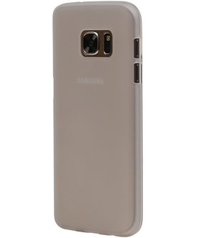 Samsung Galaxy S7 TPU Hoesje Transparant Wit