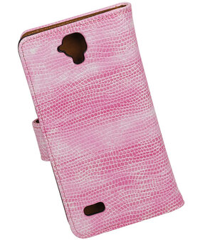 Roze Mini Slang Booktype Huawei Y560 / Y5 Wallet Cover Hoesje