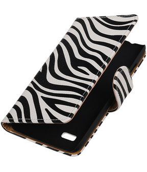 Zebra Booktype Huawei Y560 / Y5 Wallet Cover Hoesje