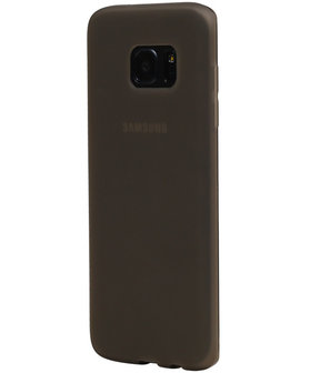 Samsung Galaxy S7 Edge TPU Back Cover Hoesje Transparant Grijs