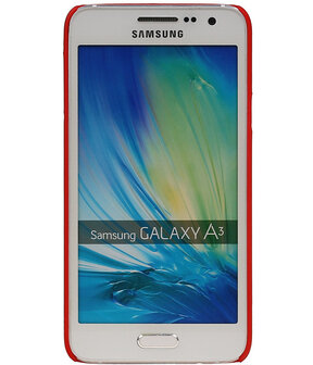 Samsung Galaxy A3 - Roma Hardcase Hoesje Rood