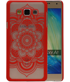 Samsung Galaxy A7 - Roma Hardcase Hoesje Rood