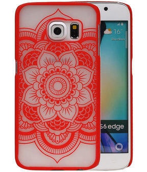 Samsung Galaxy S6 edge - Roma Hardcase Hoesje Rood