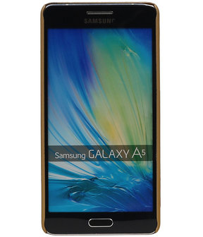 Samsung Galaxy A5 - Brocant Hardcase Hoesje Goud
