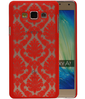 Samsung Galaxy A7 - Brocant Hardcase Hoesje Rood