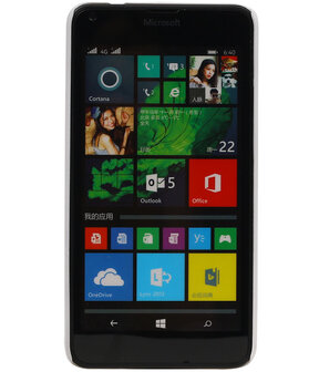 Microsoft Lumia 640 - Brocant Hardcase Hoesje Wit