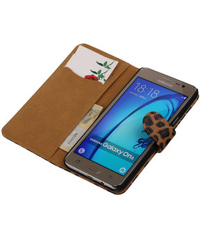 Samsung Galaxy On5 - Luipaard Booktype Wallet Hoesje