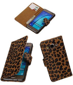 Samsung Galaxy On5 - Luipaard Booktype Wallet Hoesje