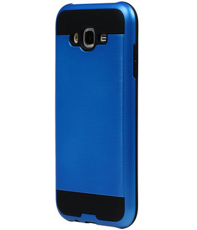 Blauw BestCases Tough Armor TPU back cover hoesje voor Samsung Galaxy J7