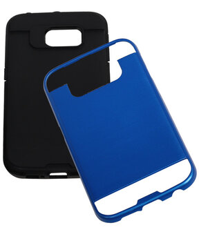 Blauw BestCases Tough Armor TPU back cover voor Samsung Galaxy S6 Edge