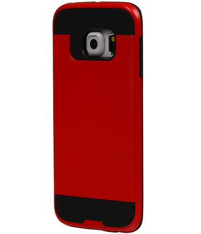 Rood BestCases Tough Armor TPU back cover voor Samsung Galaxy S6 Edge