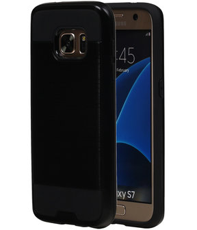 Zwart BestCases Tough Armor TPU back cover hoesje voor Samsung Galaxy S7