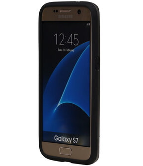 Grijs BestCases Tough Armor TPU back cover hoesje voor Samsung Galaxy S7