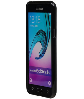 Samsung Galaxy J3 TPU Hoesje Zwart