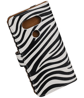 Zebra booktype cover hoesje voor LG G5